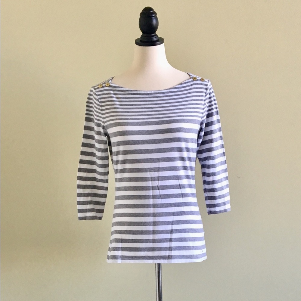 Tommy Hilfiger Boatneck Top, Size SP